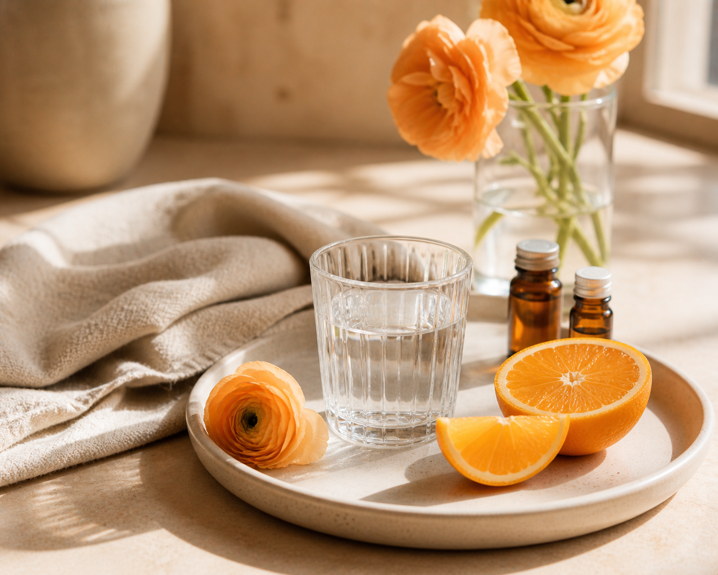 Editorial wellness image representing vitamin shot energy support
